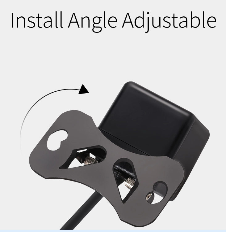 Rear view of the adjustable CAM-B09 camera bracket