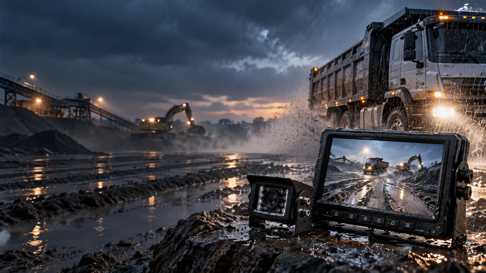 Rugged vehicle camera system for harsh commercial vehicle environments