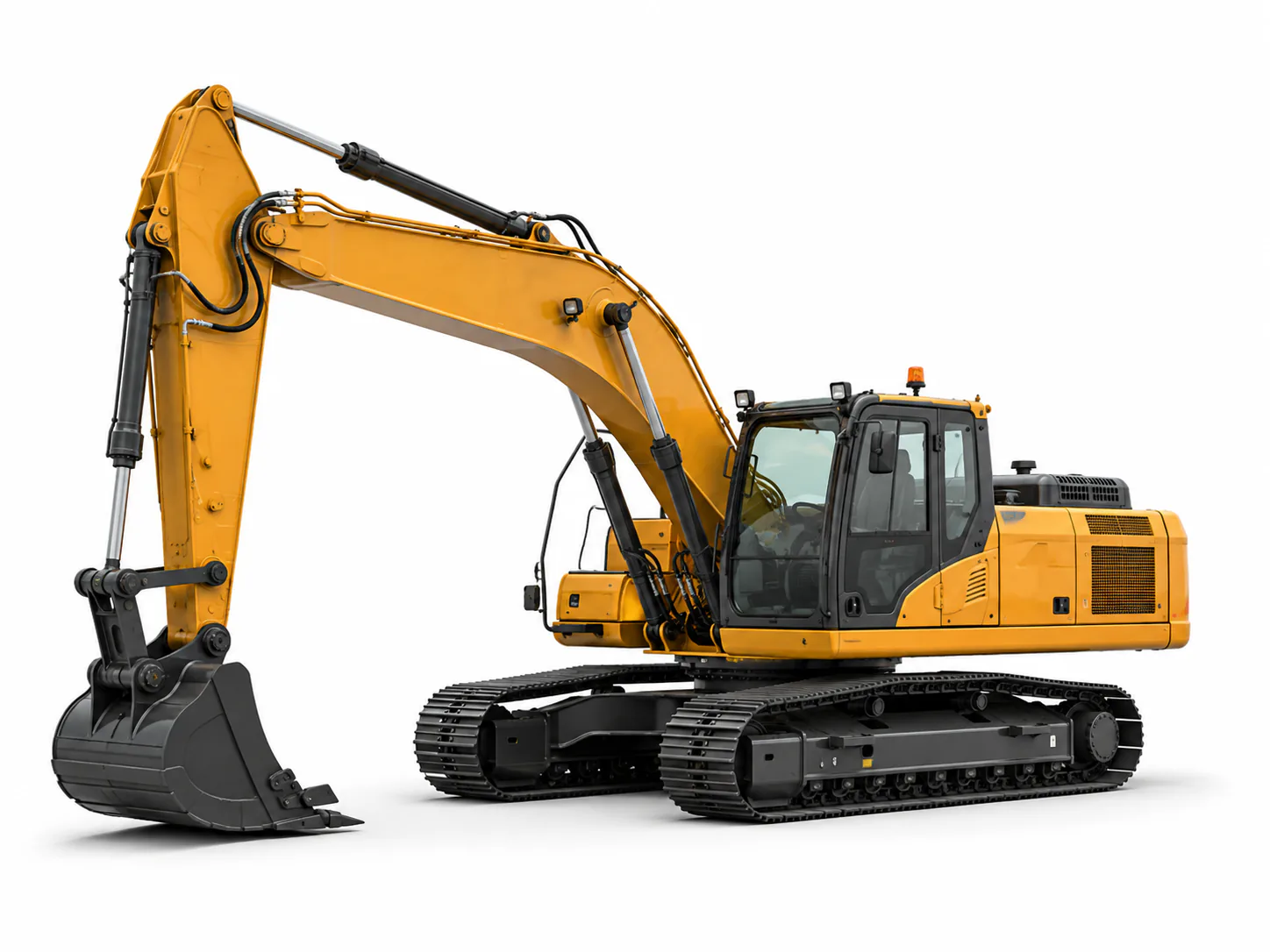Excavator heavy equipment camera system application