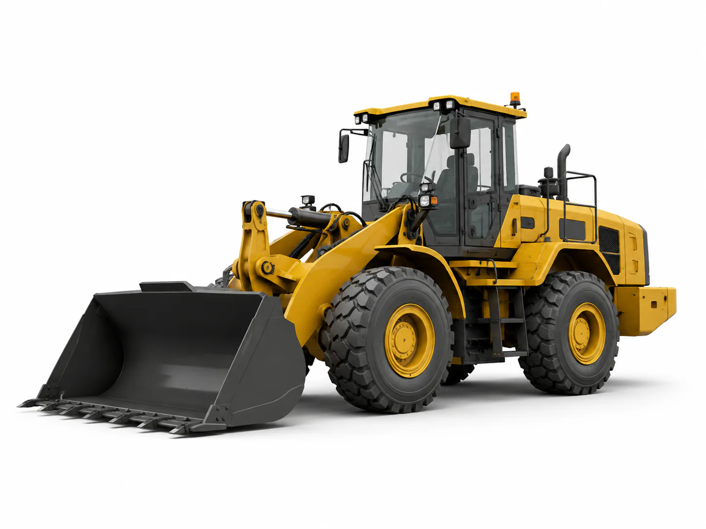 Wheel loader safety camera system application